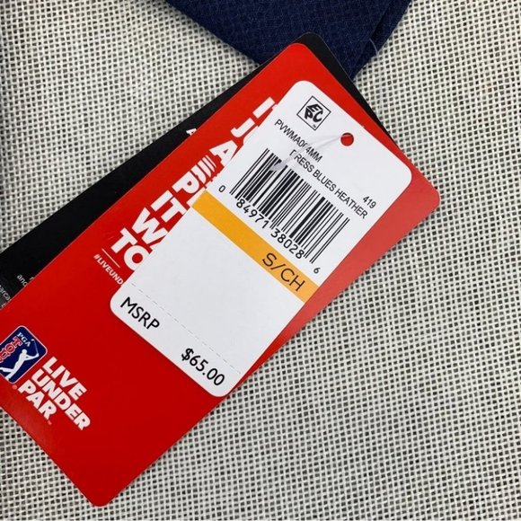 Pga Tour Mens Woven Dobby Shirt Size S - Picture 3 of 12